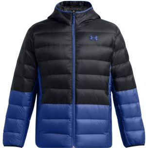Under Armour LEGEND DOWN HOODED Pánska bunda, čierna, veľkosť