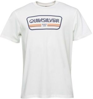 Quiksilver RANGE LIFE FRONT SS Pánske tričko, biela, veľkosť
