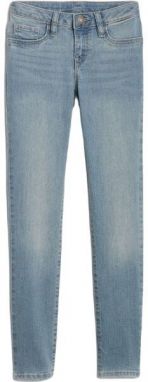GAP V-SUPSKNY LIGHT WASH Dievčenské džínsy, svetlomodrá, veľkosť 7Y