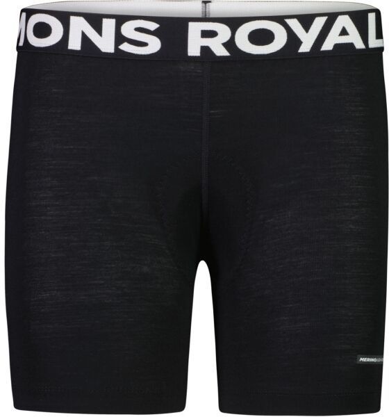 MONS ROYALE LOW PRO MERINO AIRCON Dámska cyklistická stielka Merino, čierna, veľkosť