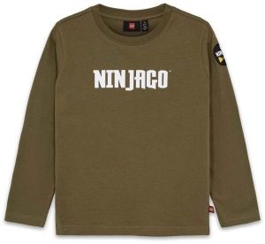LEGO® kidswear LWTANO 614 Chlapčenské tričko s dlhým rukávom, khaki, veľkosť