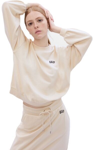 GAP VOLUME JAPAN Dámska mikina, béžová, veľkosť