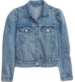 GAP V-DENIM Dámska bunda, modrá, veľkosť