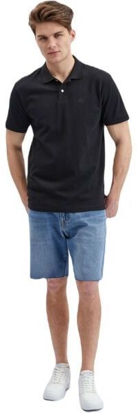 GAP LOGO Pánske tričko polo, čierna, veľkosť