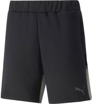 Puma TEAMCUP CASUALS SHORTS Pánske športové šortky, čierna, veľkosť