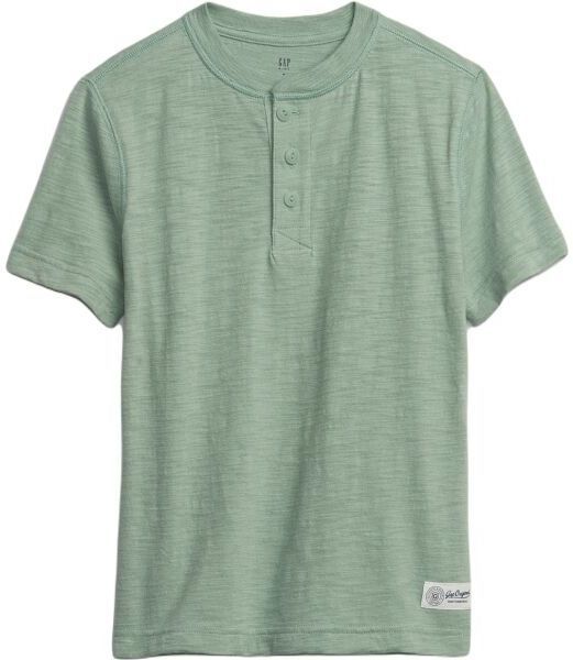 GAP V-SS HENLEY Chlapčenské tričko, svetlo zelená, veľkosť