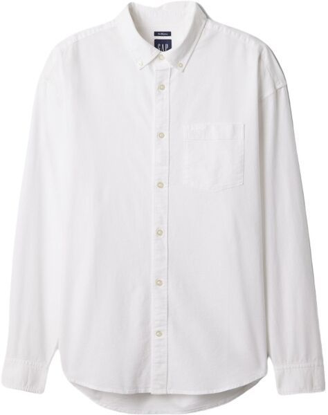 GAP OXFORD Pánska košeľa, biela, veľkosť