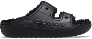 Crocs BAYA COZZZY SANDAL Dámske zateplené šľapky, čierna, veľkosť 41/42