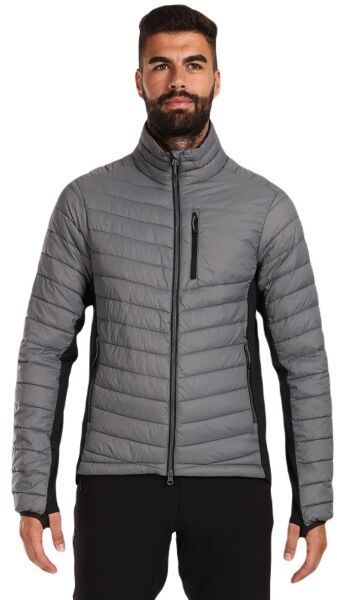 KILPI ACTIS Pánska zateplená bunda, sivá, veľkosť XXXL