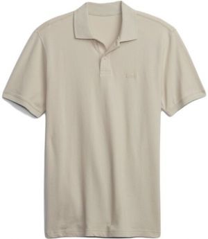 GAP LOGO Pánske tričko polo, béžová, veľkosť