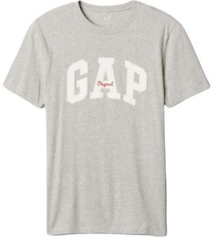 GAP V-FRCH EVERYDAY Pánske tričko, sivá, veľkosť