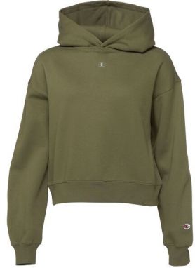 Champion HOODED Dámska mikina, khaki, veľkosť