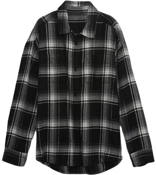 GAP LS FLANNEL Dievčenská košeľa, čierna, veľkosť