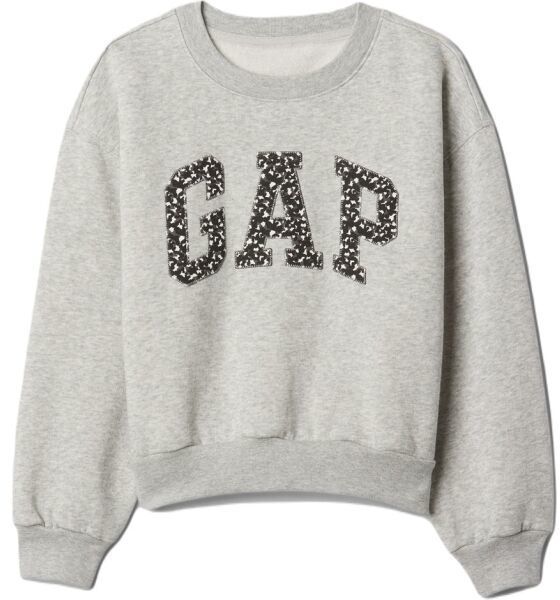 GAP V-FASH ACT Dievčenská mikina, sivá, veľkosť