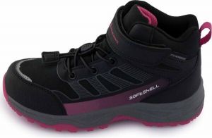 ALPINE PRO GEDEWO Detská outdoorová obuv, čierna, veľkosť