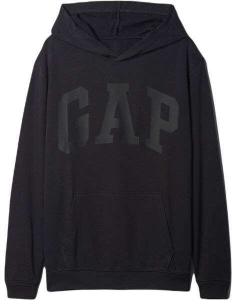 GAP LARGE TONAL LOGO Pánska mikina, čierna, veľkosť