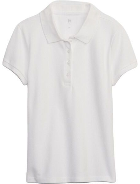 GAP V-UNIFORM Dievčenské tričko, biela, veľkosť