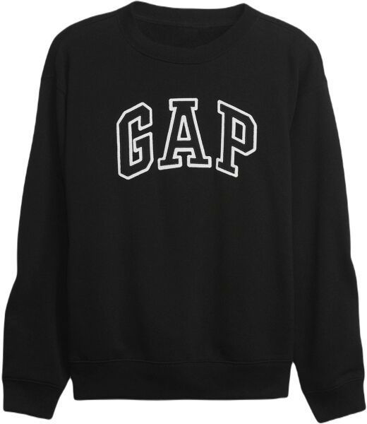 GAP HERITAGE CREW Dámska mikina, čierna, veľkosť