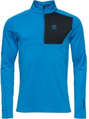 TENSON TXLITE HALF ZIP Pánska mikina, modrá, veľkosť