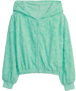 GAP V-DAISY Dievčenská mikina, svetlo zelená, veľkosť