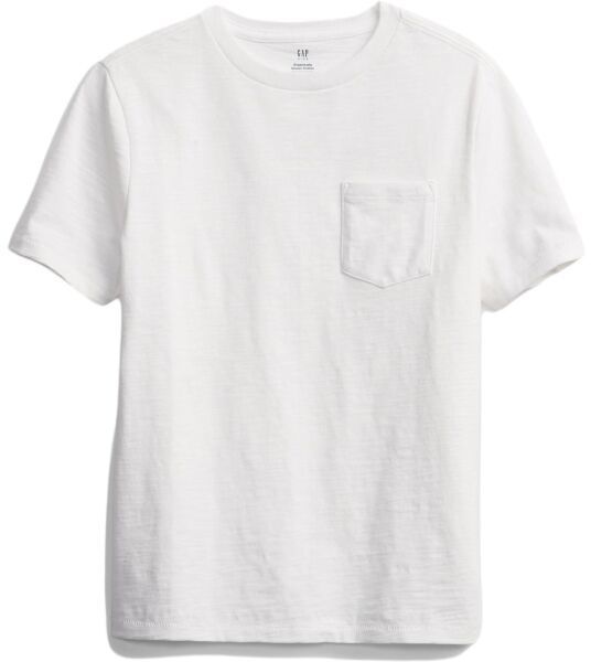 GAP ORGANIC Chlapčenské tričko, biela, veľkosť