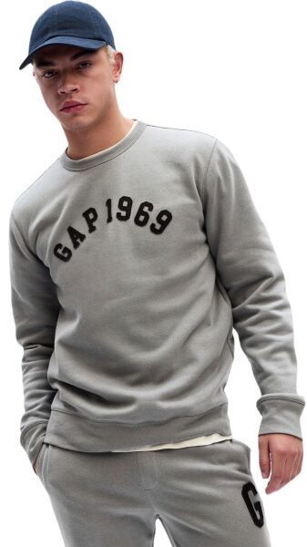 GAP V-FRCH GAP 1969 Pánska mikina, sivá, veľkosť