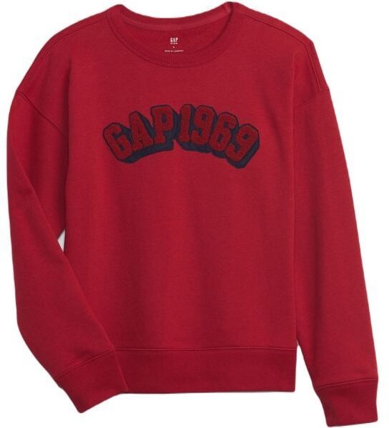 GAP 1969 Detská mikina, červená, veľkosť