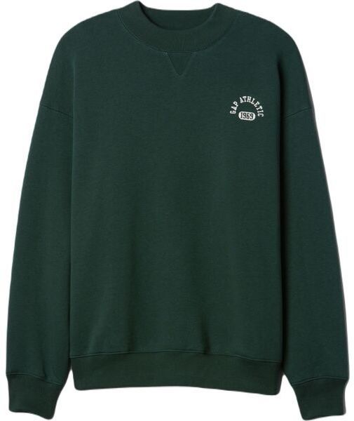 GAP MOCKNECK Dámska mikina, tmavě zelená, veľkosť