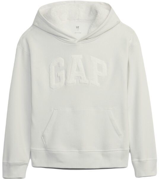 GAP SHERPA ARCH Chlapčenská mikina, biela, veľkosť