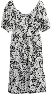 GAP SS PUFF Dámske šaty, čierna, veľkosť