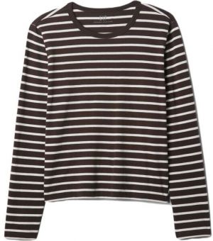 GAP LS VINTAGE Dámske tričko, hnedá, veľkosť