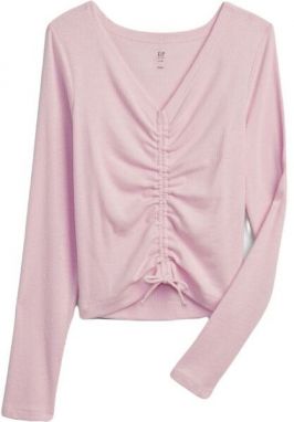 GAP RUCHED Dievčenské tričko, ružová, veľkosť