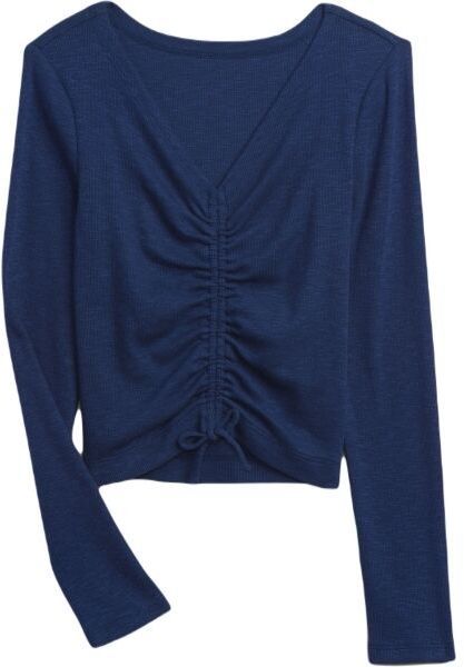 GAP RUCHED Dievčenské tričko, tmavo modrá, veľkosť