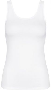TRIUMPH SENSE OF COTTON Dámsky tielkový top, biela, veľkosť