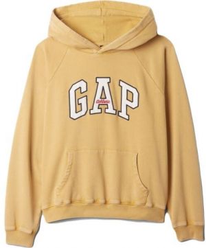 GAP FLEECE STANDARD Dámska mikina, žltá, veľkosť