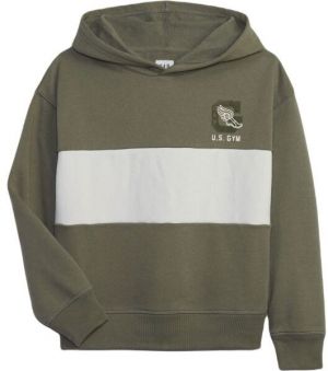 GAP V-COOL Detská mikina, khaki, veľkosť