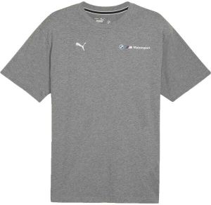 Puma BMW M MOTORSPORT ESSENTIALS+ LOGO TEE Pánske tričko, sivá, veľkosť