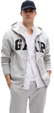 GAP CHL FZ ARCH Pánska mikina, sivá, veľkosť