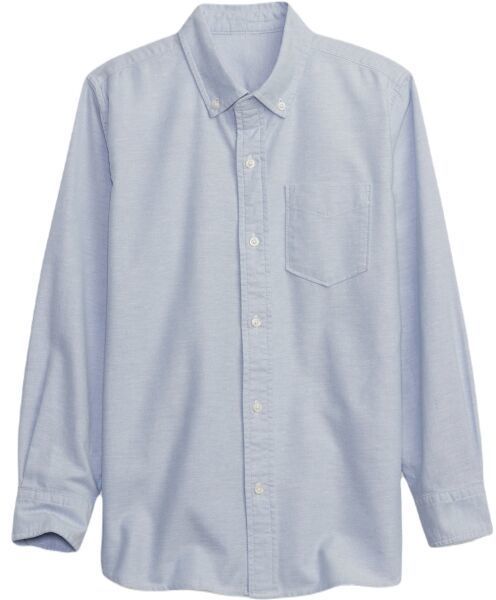 GAP OXFORD Detská košeľa, svetlomodrá, veľkosť