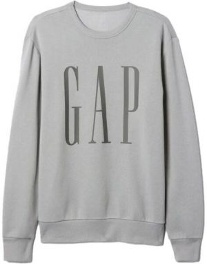 GAP FLEECE Pánska mikina, sivá, veľkosť