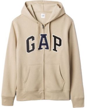 GAP V-HERITAGE LOGO Pánska mikina, béžová, veľkosť