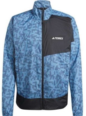 adidas TERREX TRAUL RUNNING JACKET Pánska vetrovka, modrá, veľkosť