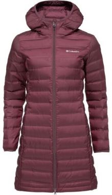 Columbia LAKE 22 II DOWN LONG HOODED JACKET Dámska zimná bunda, vínová, veľkosť