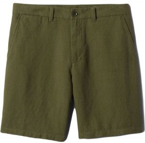 GAP LINEN FIXED WAIST Pánske kraťasy, khaki, veľkosť