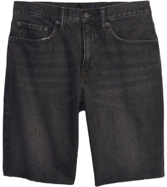 GAP V-STRAIGHT DENIM Pánske šortky, čierna, veľkosť
