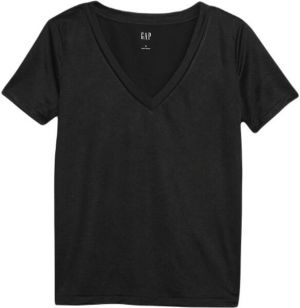 GAP SS ORGANIC VINT Dámske tričko, čierna, veľkosť