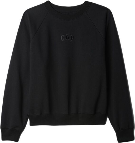 GAP NEW RAGLAN Dámska mikina, čierna, veľkosť