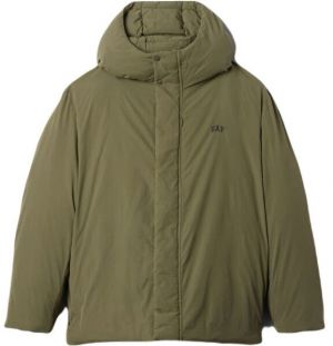 GAP INTL HOODED LOGO Pánska bunda, khaki, veľkosť