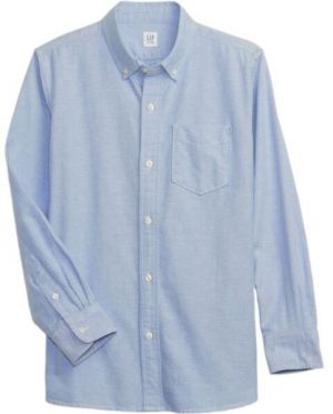 GAP OXFORD Detská košeľa, svetlomodrá, veľkosť