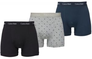 Calvin Klein 3 PACK TRUNKS - STRETCH Pánske trenírky, mix, veľkosť